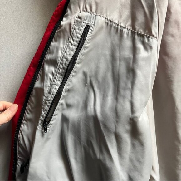 Taiga 2 toned long lined goretex hooded rain outdoor soft shell jacket Sz XL - Picture 7 of 15